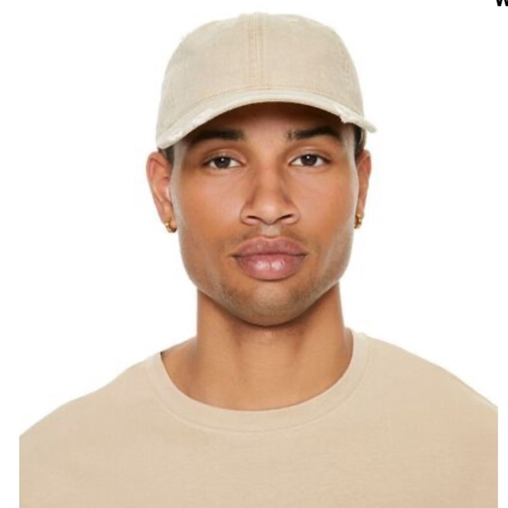 Beige Rue21 Baseball Cap, Rue21 Men’s Hat